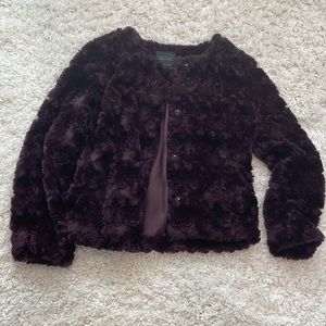 Faux fur sanctuary jacket oversized fit